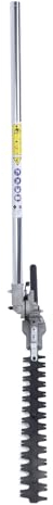 Hedge Trimmer Head, Adjustable Cordless Hedge Trimmer Part with Extension Pole, Multifunctional Hedge Trimmer Attachment Replacement Part for Brush Cutters Garden Trimmers (26 * 9mm)