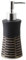 soap dispenser with pump Ceramic Push Lotion Bottle 280ML Hotel Bathroom Soap Dispenser Household Dispenser Bottle bathroom kitchen lotion(Black)