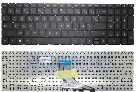 Clavier FRANÇAIS AZERTY Compatible HP 250 G7 / 255 G7 / 256 G7 / 250 G8 / 255 G8 Series