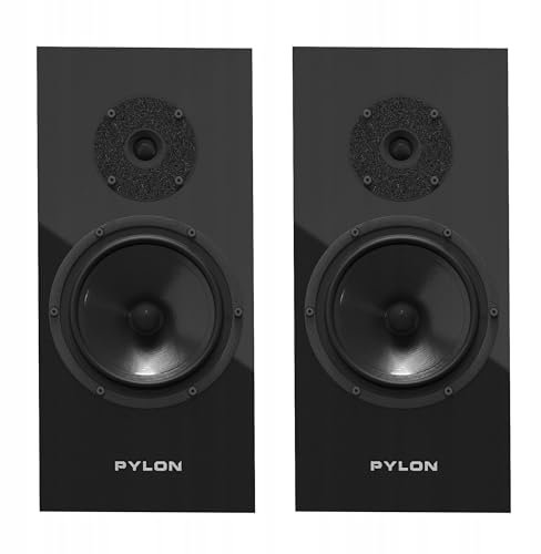 Pylon Audio Diamond Monitor 18 mkII - Coppia di altoparlanti da stand 160 W, Nero Lucido