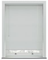 White PVC Venetian Blind 152cm Drop (25mm Slats) 115cm Wide