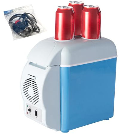 Rrlihjgu 7.5 L Glaciere Portable Réfrigérateur Voiture,Frigo De Voiture Électrique À Double Mode Silencieux,15-25 ° C Pour Cuisine, Voiture Et Chambre,du Porte-gobelet Réfrigérat