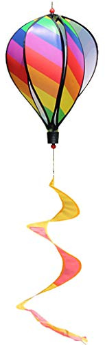Qisuw Air Balloon Toy Windmill Spinner Garden Yard Ornament Outdoor Party Fav Garden Windmills Large