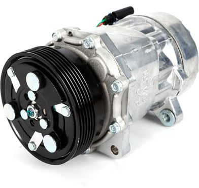 Compresor de aire acondicionado para coche, 12 V, para modelos antiguos | Compresor de aire acondicionado para Audi, VW, Seat, Skoda, Ford, varios modelos de vehículos