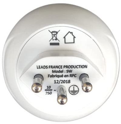 LTE Design – Adaptateur de Voyage France vers Suisse – Compatible Type J pour Suisse, Jordanie, Liechtenstein, Madagascar, Maldives, Rwanda…