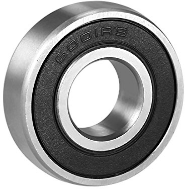 sourcing map Rillenkugellager 6001RS einzeln versiegelt 12mm x 28mm x 8mm Chromstahl