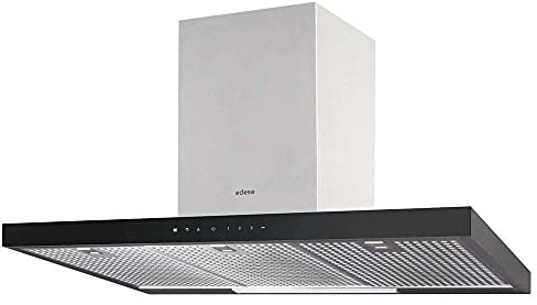 Edesa ECB-7831 XGBK 850 m³/h De pared Negro, Acero inoxidable A - Campana (850 m³/h, Canalizado/Recirculación, A, A, B, 65 dB)