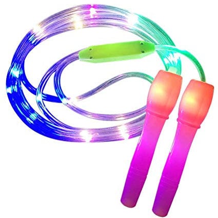 Einsgut LED skipping rope for kids adjustable length skipping rope skipping rope skipping rope skipping rope ideal for fitness kids girls boys