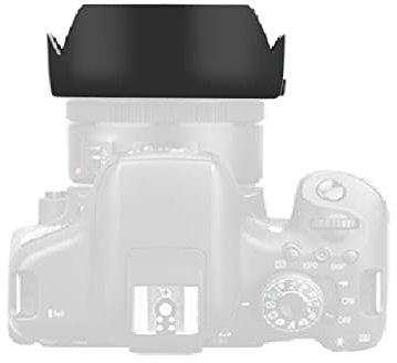 Bindpo ES-68II Gegenlichtblende, Kameraobjektiv Sonnenschutz Regenschutz Abdeckung Ersatz für Canon EOS EF 50mm f/1.8 STM Objektiv