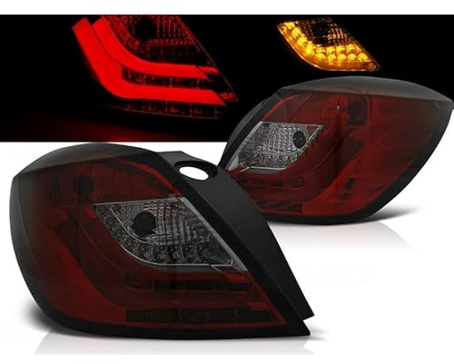 CR-Lights Light Bar LED Rückleuchten in rot matt für Opel Astra H GTC 03.2004-2009