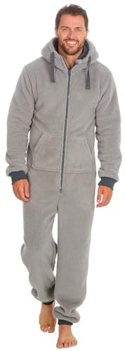 Mens Onezee Snuggle Fleece Onesie 31B1482 Grey L-XL