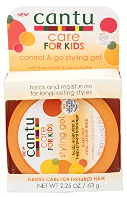 CANTU - Kinder Styling Gel - Feuchtigkeitsspendend - Sanfter Blütenduft - 64 gr
