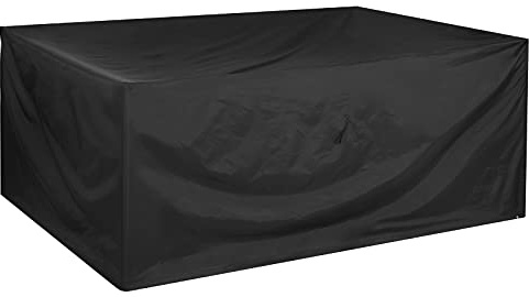 Kingsleeve® Abdeckung für Gartenmöbel UV-beständig Reißfest Outdoor Abdeckplane Schutzhülle Gartentisch Abdeckhaube Terrassenmöbel 242x162x100cm