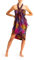 PANASIAM Sarong B703 inka, Größe L 190x116cm - Batik Unisex-Pareo, Multifunktionstuch