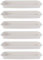 Cabilock Lot de 6 soucoupes rectangulaires en plastique pour pots de fleurs et pots de fleurs - Beige