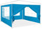 Relaxdays Set de 4 Laterales Carpa, 3 Paredes Cenador con Ventana y 1 Cortina Lateral con Cremallera, 2x3 m, Azul Claro