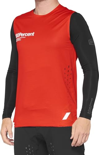100% MTB-Jersey Ärmellos R-Core Concept Rot Gr. M