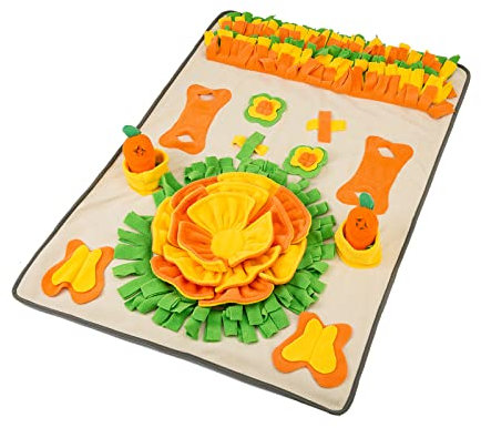 Pet Snuffle Mat per Cani Gioco di alimentazione interattivo Girasole Ventose Cane Tratta Alimentazione Mat Con Puzzle Incoraggia Naturale Foraggiamento Abilità
