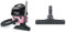 Numatic 903371 Staubsauger, Classic pink & 900918 Bodendüse 300 mm mit Bürsten und Laufrollen für Zubehör mit Durchmesser 32 mm, schwarz
