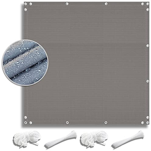 ZQXFZ Waterproof Sonnensegel 1.7x3M. Oxford-Stoff，Kordel + Kabelbinder. Anti-Peeping, Wasserdicht, gelten Terassendeko Preisleistung Robustheit von Windschutz Balkon Ohne Bohren
