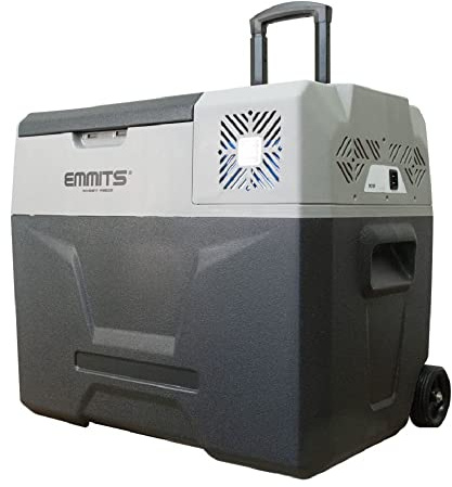 Nevera portátil Inteligente Emmits 40L compresor LG con Ruedas y asa de Transporte