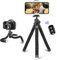 UBeesize Handy Stativ, Mini Stativ für Smartphone und Kamera rutschfest Leicht Handy Tripod mit Bluetooth Fernbedienung für Reisen, Camping, Selfie