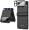 Miimall Kompatibel mit Samsung Galaxy Z Flip 4 Hülle mit Scharnierschutz Magnetischer, All Inclusive Harter PC Ultradünn rutschfest Kameraschutz für Samsung Galaxy Z Flip 4 5G 2022-Schwarz