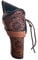 Hulara Full Grain Buff Leather Cross Draw Holster Gun Holder 22 .38/357 .44/45 Cal Revolver Gun Western Holster Fit 4 to 8 Revolver Holster