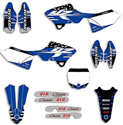 ENARUI Kit Pegatinas Adhesivos Compatible con Yamaha YZ 125 250 YZ125 YZ250 2022 2023