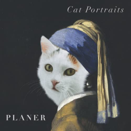Cat Portraits Planer: Katzen-Portraits mit humorvollen Zitaten - Geschenk für Frauen, Männer und Katzenliebhaber zum Geburtstag oder Weihnachten