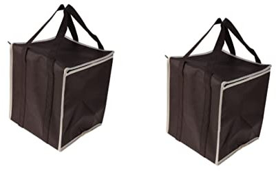 VALICLUD Wärmtasche 2st Isolierte Kühltasche Isolierbeutel Aus Vliesstoff Nonwovens-liefertasche Für Lebensmittel Isolierte Einkaufstüte Kühltasche Aus Vliesstoff Brotdose Erhöhen