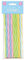 LND Gifts Plastic Straws Drinking - 20 Pack Neon Reusable Straws, 20cm Long, Perfect for Cocktails, Milkshakes & Travel