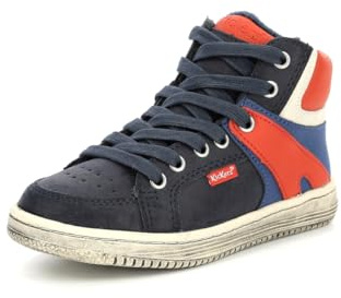 Kickers Lowell Sneaker, Blu (Navy Rot Blau), 24 EU