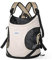 ALLSOPETS Hundetragerucksack, Tragbarer Haustiertragerucksack für Katzen Hunde Welpen, Integrierter Sicherheitsgurt, Ergonomisches Design, Atmungsaktiver Hunderucksack für Motorrad (Beige)