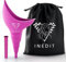 nedit Pisse Debout Femme - Urinoir Femme - Urinoir Portatif en Entonnoir Pratique Et Réutilisable - Pipi Debout - Sac à Cordon de Serrage Offert - Qualité Approuvée (Violet)
