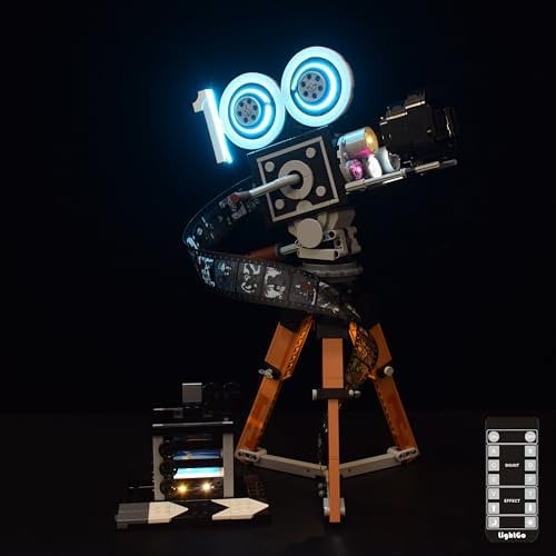 LightGo LED Lighting Kit Designed for Disney Tribute Camera Compatible with Lego 43230 Building Set - Not Include Model(Remote Version)
