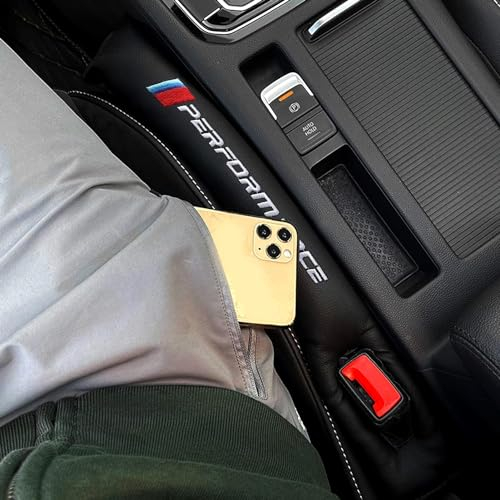 2 PCS Universal Auto Kunstleder Autositz Lückenfüller Abstandshalter Sitzlückenfüller Stopfen Kompatibel mit PKW SUV LKW
