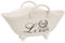 Biscottini 2 porte-savon en porcelaine Le Bain L20,5 x PR12,3 x H12,5 – Porte-savon en forme de baignoire – Porte-savon pour salle de bain