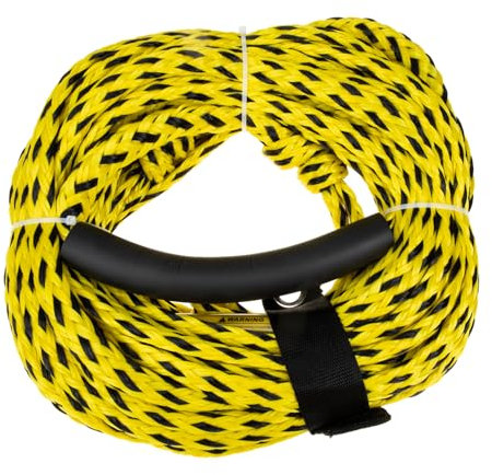 WOONEKY Boat Tow Rope Water Tube Emergency Towing Rope Kayak Tow Ropes Towing Rope for Tubing Boat Trailer Winch Inflatable Kayaks Winch Strap Hook Tow Strap Outdoor Polyethylene Rope Ring