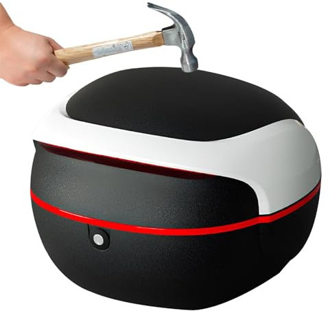 PQPQLI 30L Motorrad Topcase, Motorradkoffer, Reisekoffer, Aufbewahrungsbox, Motorradkoffer, Wasserdicht Sehr Haltbar, Für Roller, Motorrad, Mofa & Quad(Color:B)