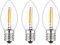 ShuoHui C7 E12 220V LED Kerzenlampe, 0.5W Vintage Edison Kleine Ersatz-Glühbirne ersetz 7W Glühend für Nachtlicht/Kokosnusslichterkette 2200K Super Warm Leuchtmittel, 50 Lumen Nicht Dimmbar (10)