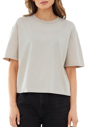 Johnny Urban Cropped Shirt Damen und Herren - Zoey - Kurzes Top aus Baumwolle - Crop Shirt Kurzarm - Basic Tshirt für Sommer