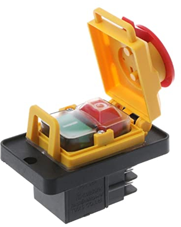 XTVVTODJXT KJD12 250 V 4-poliger Start-Stopp-Druckschalter ohne Voltauslösung NVR Gemeinsam for Holzbearbeitungs- und Metallbearbeitungsmaschinen