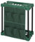 Livhome Rectangular Garage Garden Tool Holder Organiser Storage Rack - Holds up to 40 Tools, Features Storage Slots for storing Spades, Shovels, Brooms, Rakes