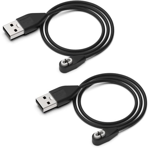 hafiuege 2 Pack Magnetic Charging Cable for Aftershokz Aeropex AS800, Shokz OpenRun/OpenRun Pro/Mini, OpenComm ASC100SG, for AfterShokz Bone Conduction Wireless Bluetooth Headphones Charger Cord