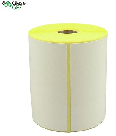 Giese-GEF DHL Versandaufkleber 103 x 199 mm - Thermodirekt Papier zu 250 Stück auf Rolle - Etiketten selbstklebend - mit Perforation - Kern 25,4 mm