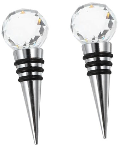 ABOOFAN Juego de 2 Elegantes Tapones para Botellas de Vino Tapones de Sellado Seguros Y Saludables para Vinos