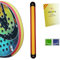 EBBOM Protector Pala de Padel Ligero con Bandera España - Incluye un Limpiador de Pala - Alta Protección Todas Las Palas - Accesorios Padel - Protector Pala Padel Bandera España 35x370mm
