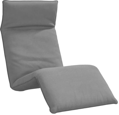 vidaXL Sonnenliege Klappbar Grau 175x54x8,5 cm Oxford-Gewebe, Sonnenbett, Liege, Bodenstuhl, Liegestuhl, Chaiselongue, Bodensessel, Relaxsessel
