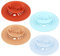 RoxNvm Tapas Silicona, 4PCS Tapa Silicona Taza,Reutilizable Tapas de Silicona para Tazas, Caricatura Creativa Tapa de Silicona para Tazas Tapas Cierre